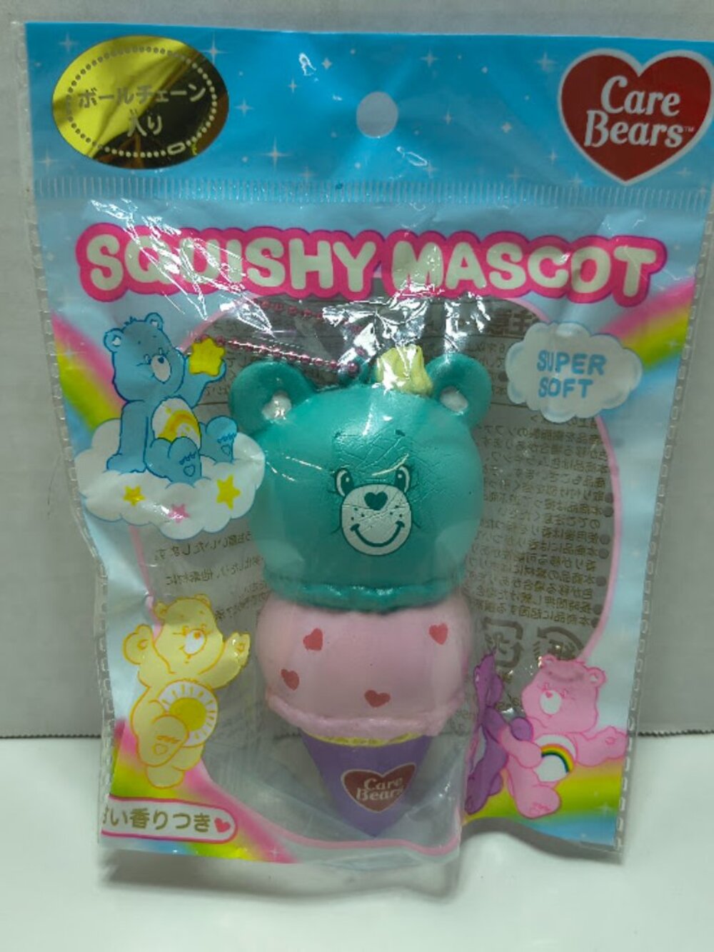 Plaza Style 2018 Care Bear on Ice cream Squishy Mascot